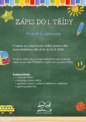 Zápis do 1.třídy ZŠ